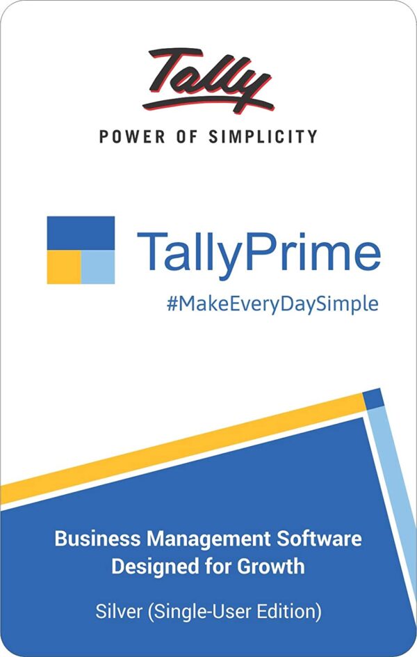 TallyPrime GST Ready (Single User – Perpetual). – SMR